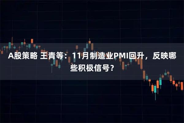 A股策略 王青等：11月制造业PMI回升，反映哪些积极信号？